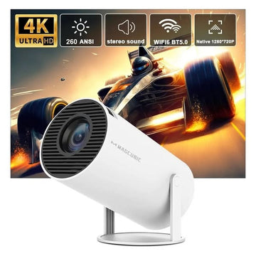 Hy300 pro projector, 4k video Supported, 130 inch big display, Wifi supported