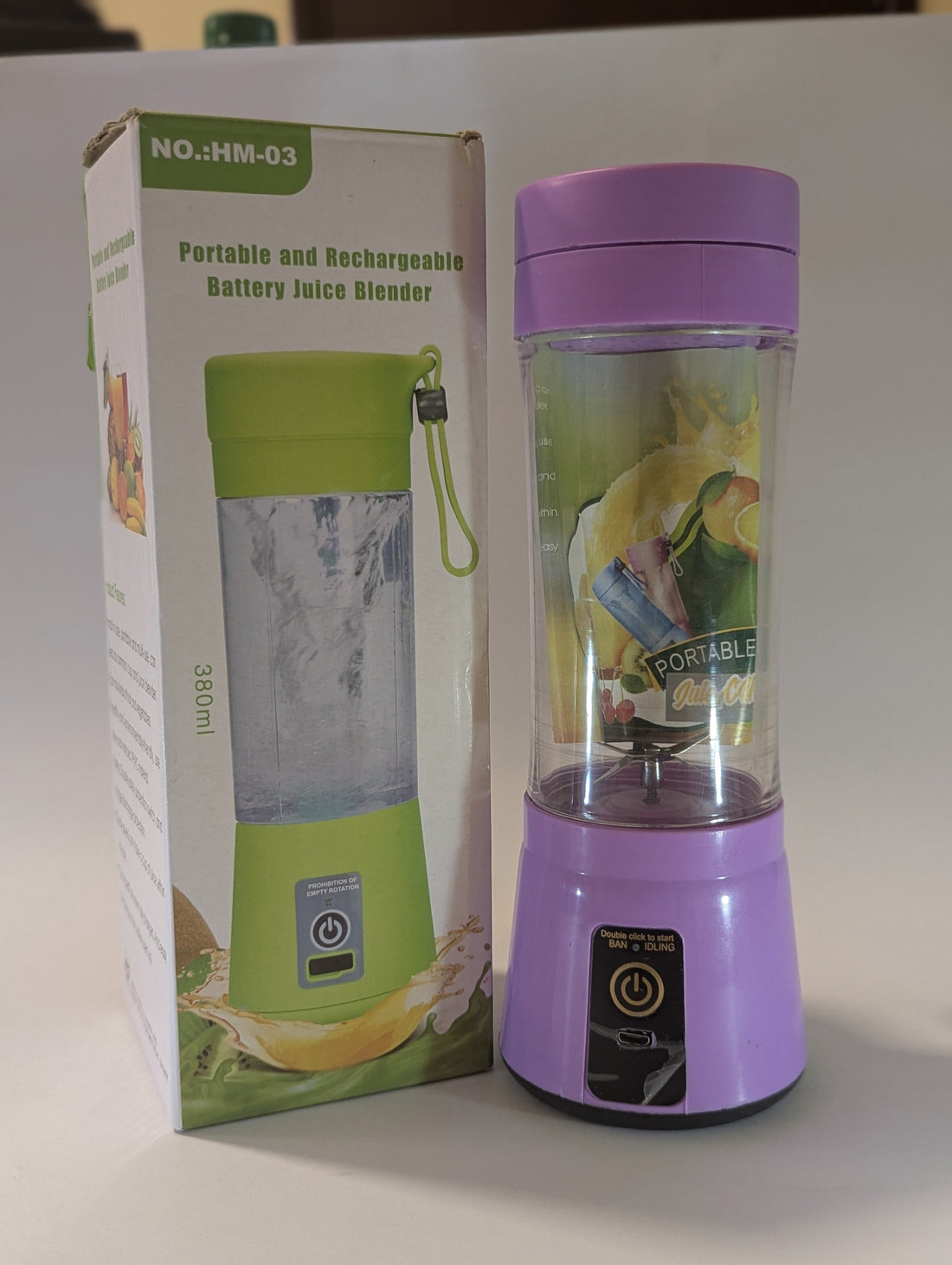 Portable and Rechargeable Battery Juice Blender