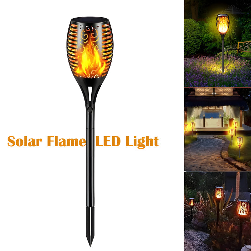 Solar Flame LED Light Lamp XF-6017 - Enhance Your Outdoors With Stunning Decoration